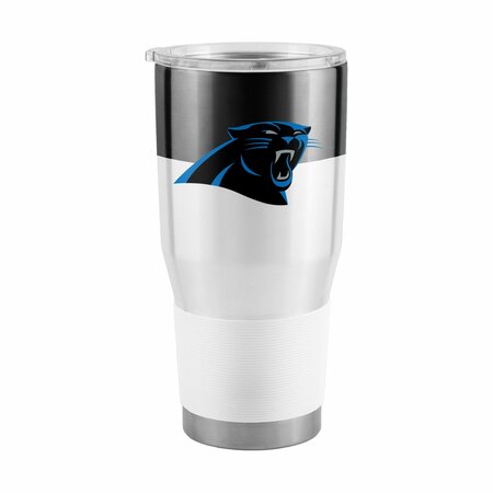 LOGO BRANDS Carolina Panthers 30oz Colorblock Stainless Tumbler 605-S30T-11